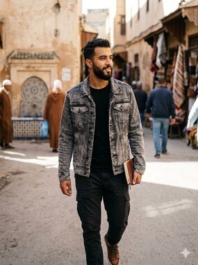George Gray Washed Denim Jacket